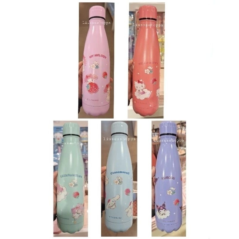 Jual Botol Miniso Sanrio Characters Strawberry Collection Double Wall