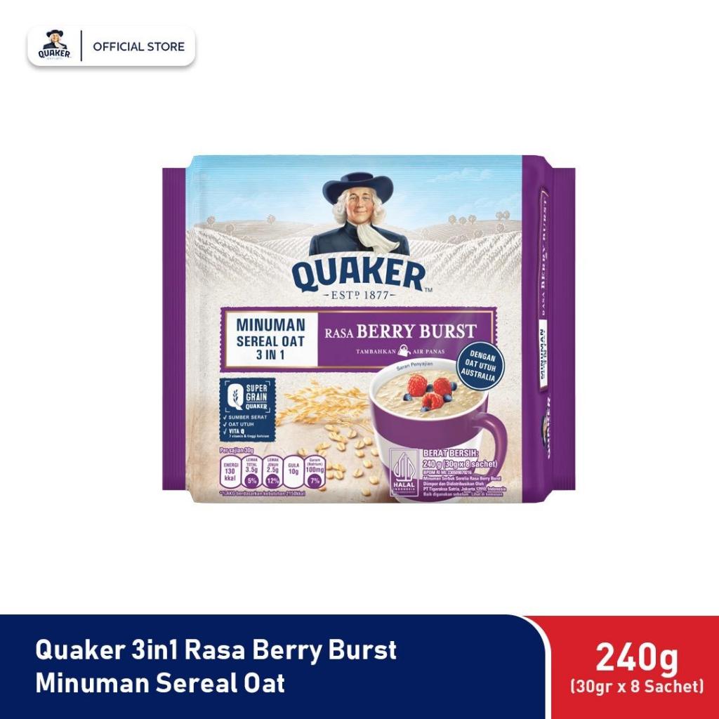 Jual Quaker In Berry Burst Polybag G Minuman Sereal Oats Isi