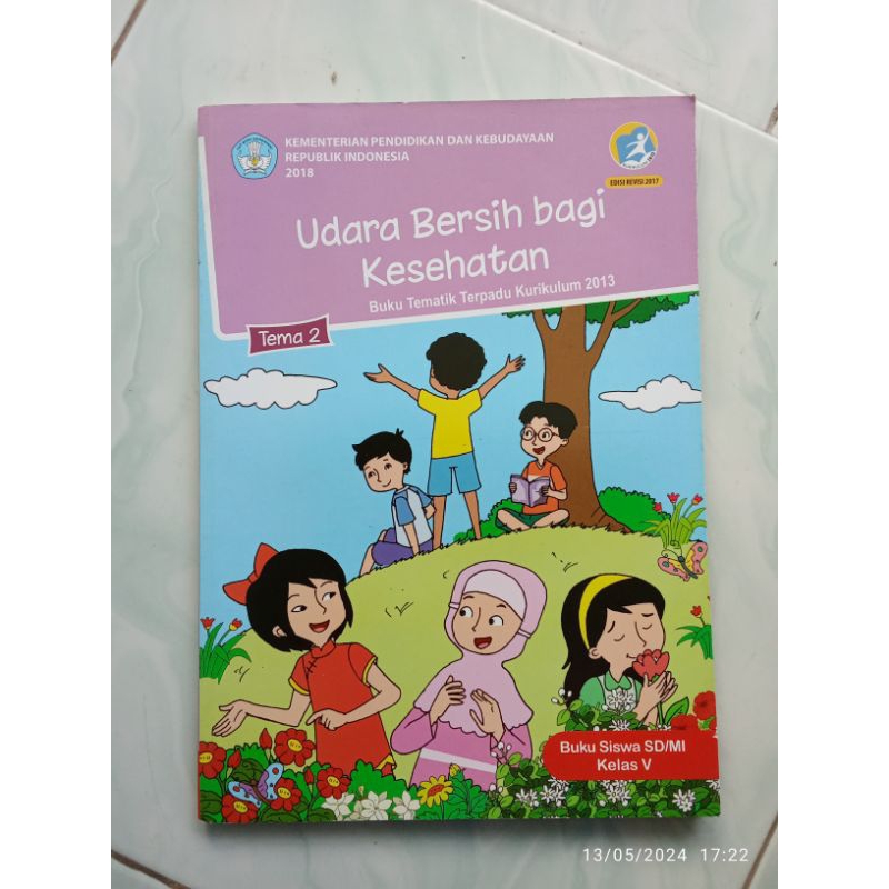 Jual Buku Siswa SD MI Kelas 5 TEMA 2 Udara Bersih Bagi Kesehatan