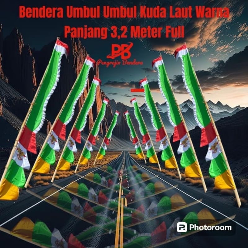 Jual Bendera Umbul Umbul Kuda Laut Merah Putih Shopee Indonesia