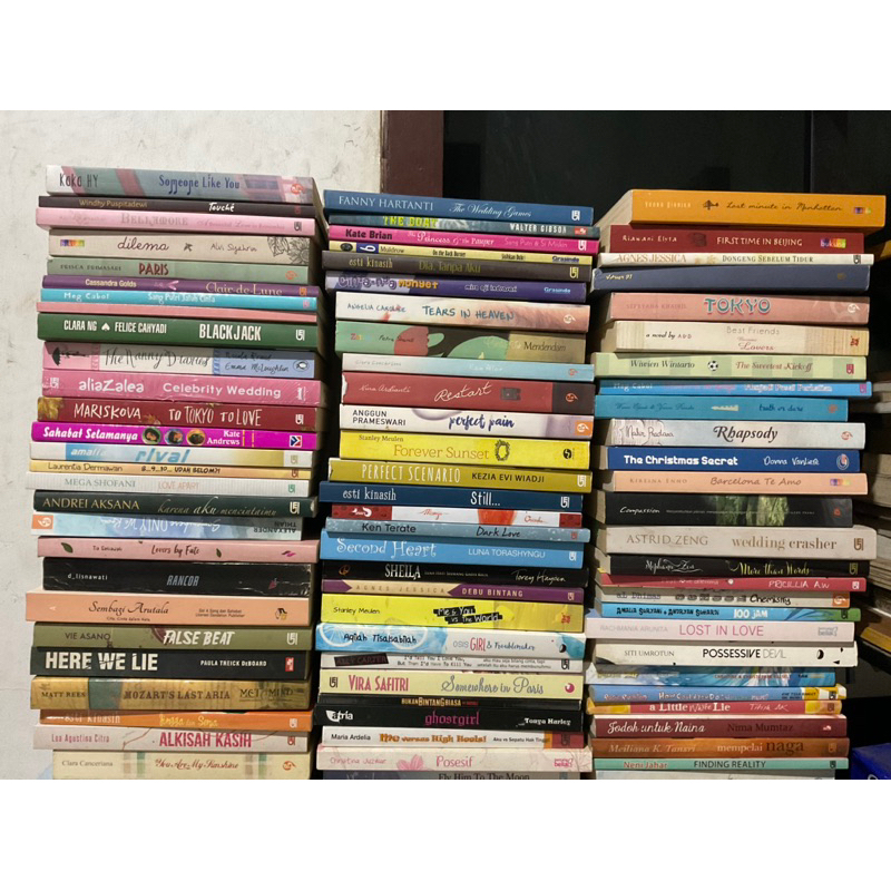 Jual Novel Genre Teenlit Remaja Metropop Bekas Second Preloved