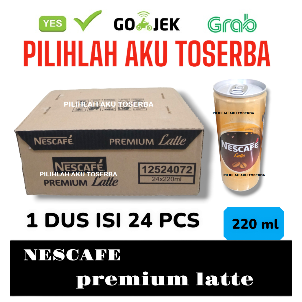 Jual Kopi Nescafe Kaleng Nescafe Can Premium Latte Isi Ml