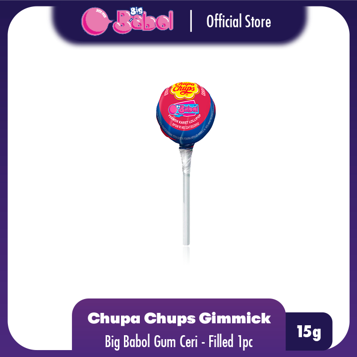 Jual Gimmick CHUPA CHUPS BIG BABOL GUM CHERRY FILLED Shopee Indonesia