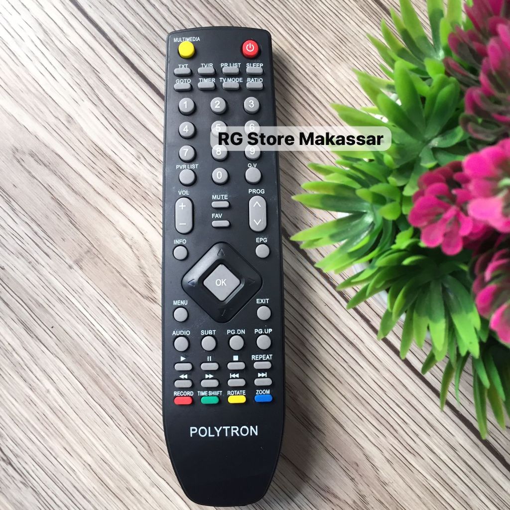 Jual Remot Remote Receiver STB DVB T2 Parabola Polytron PDV 500T2