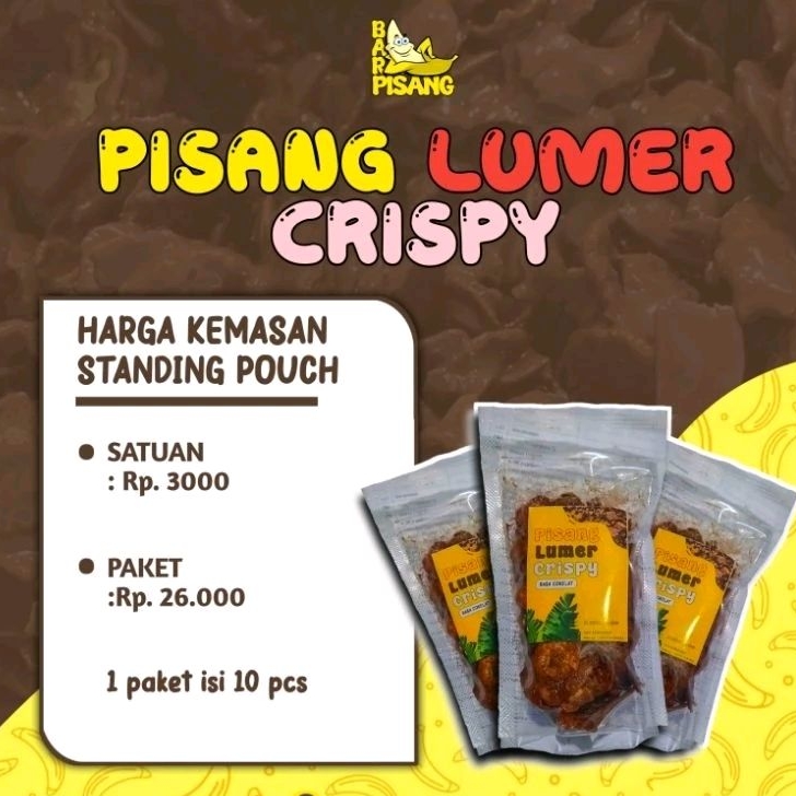 Jual KERIPIK PISANG LUMER PISANG LUMER CRISPY BANANA CHIPS