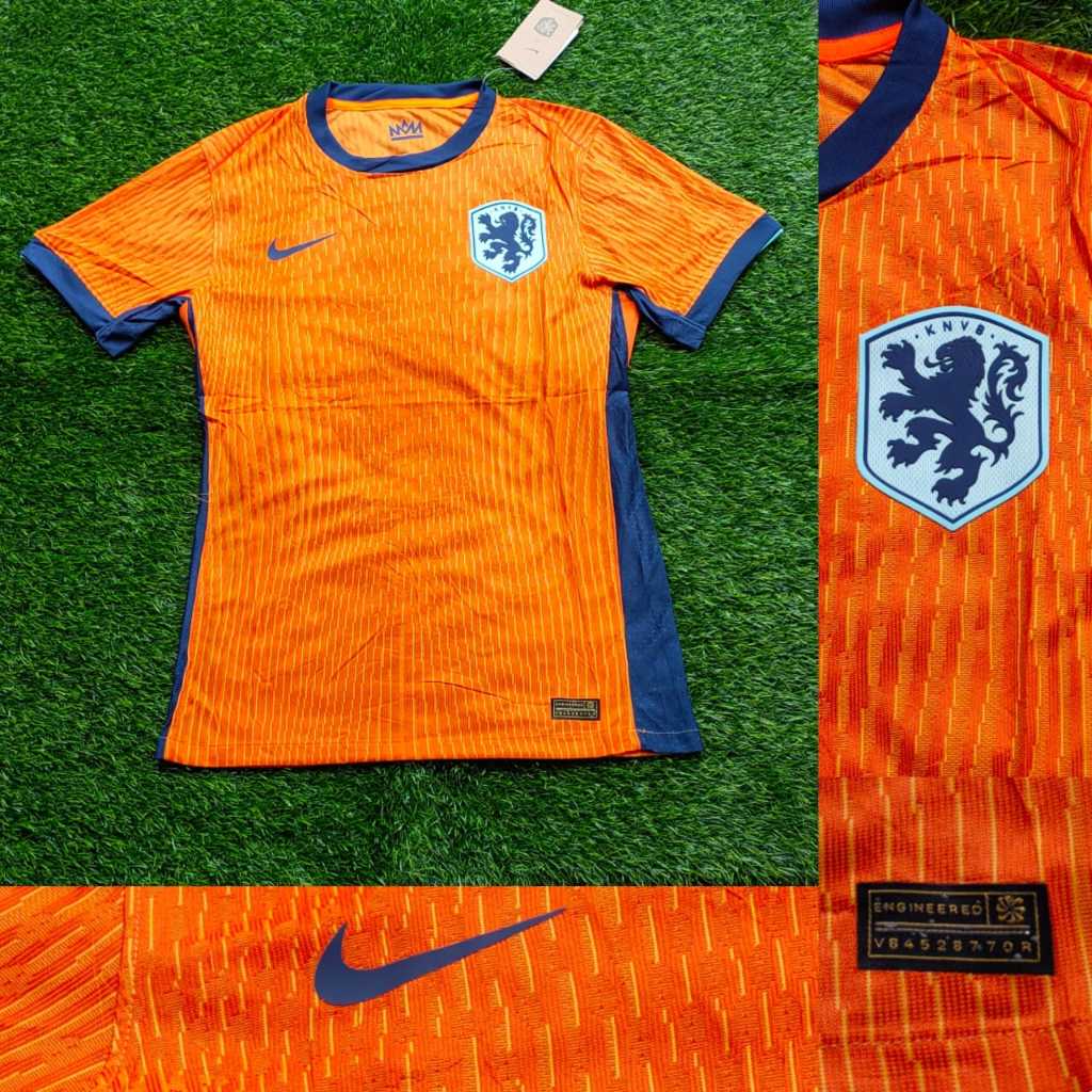 Jual Player Issue Jersey Belanda Home Piala Eropa Vaporknit Grade