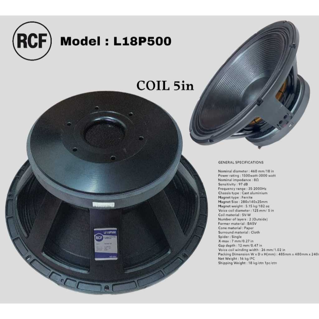 Jual Speaker Komponen Rcf Lf P Lf P In Spull In