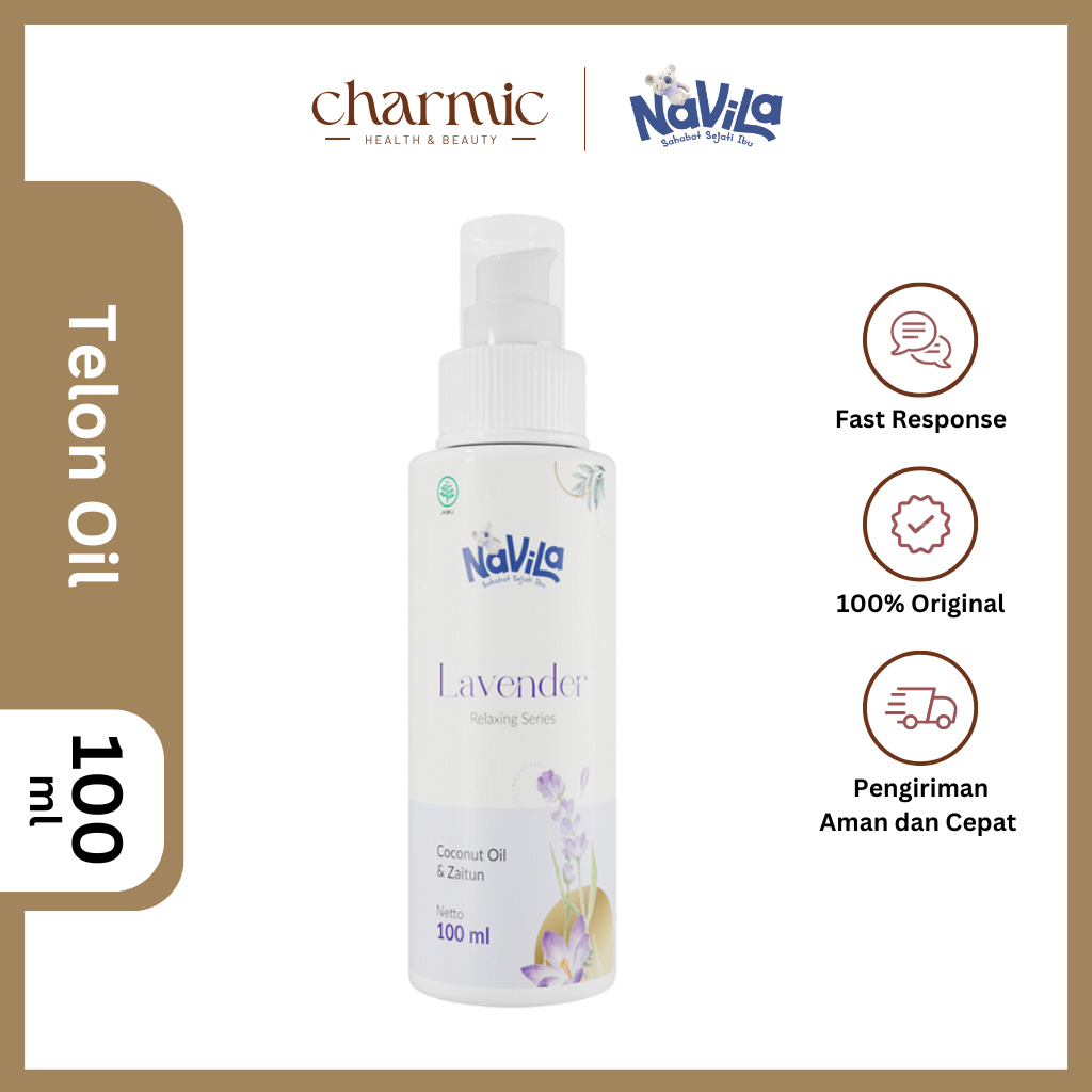 Jual Navila Minyak Telon Oil Bayi Ml Varian Wangi Lavender Shopee