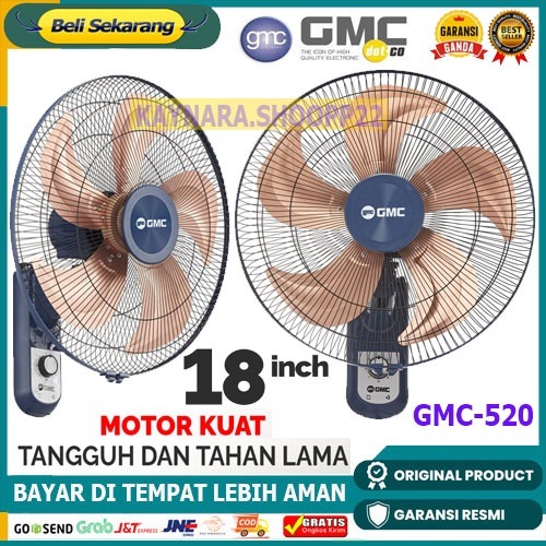 Jual GMC Tornado Fan Wall Fan 520 519 1835 1801 Kipas Angin Dinding