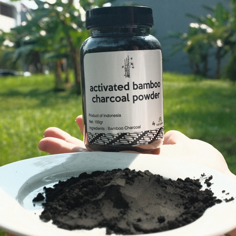 Jual KP8 Premium Activated Bamboo Charcoal Powder Bubuk Arang Bambu