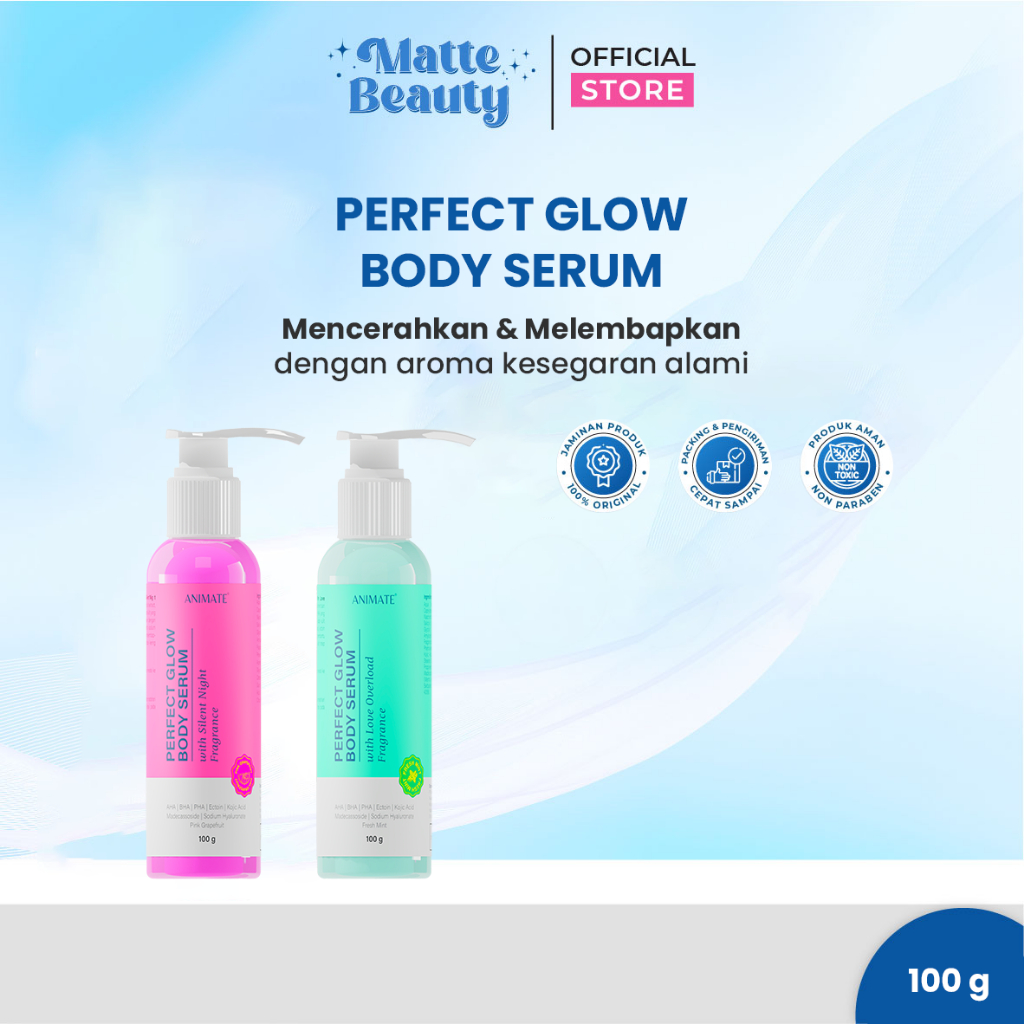 Jual Animate Perfect Glow Body Serum 100 Gr Shopee Indonesia