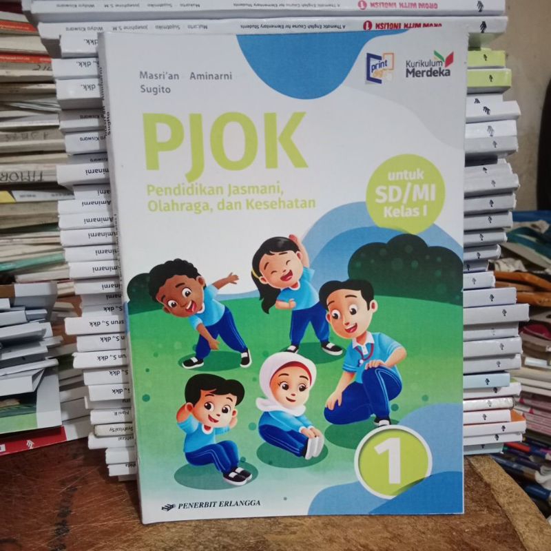 Jual Buku PJOK Pendidikan Jasmani Olahraga Dan Kesehatan SD Kelas 1