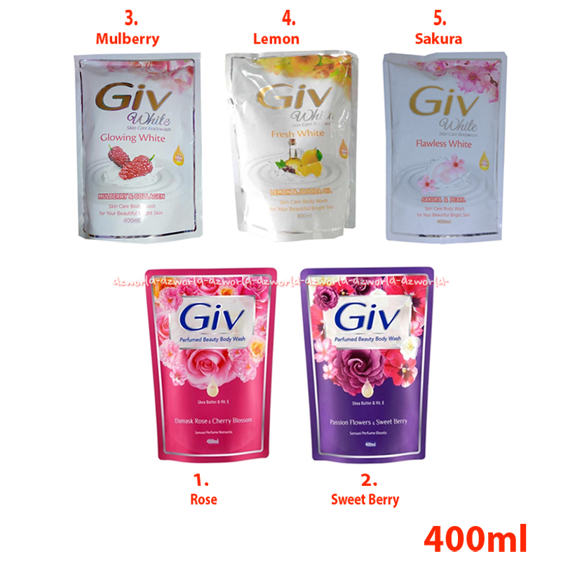 Jual Giv 400ml Perfumed Beauty Body Wash Give Sabun Mandi Cair Kemasan