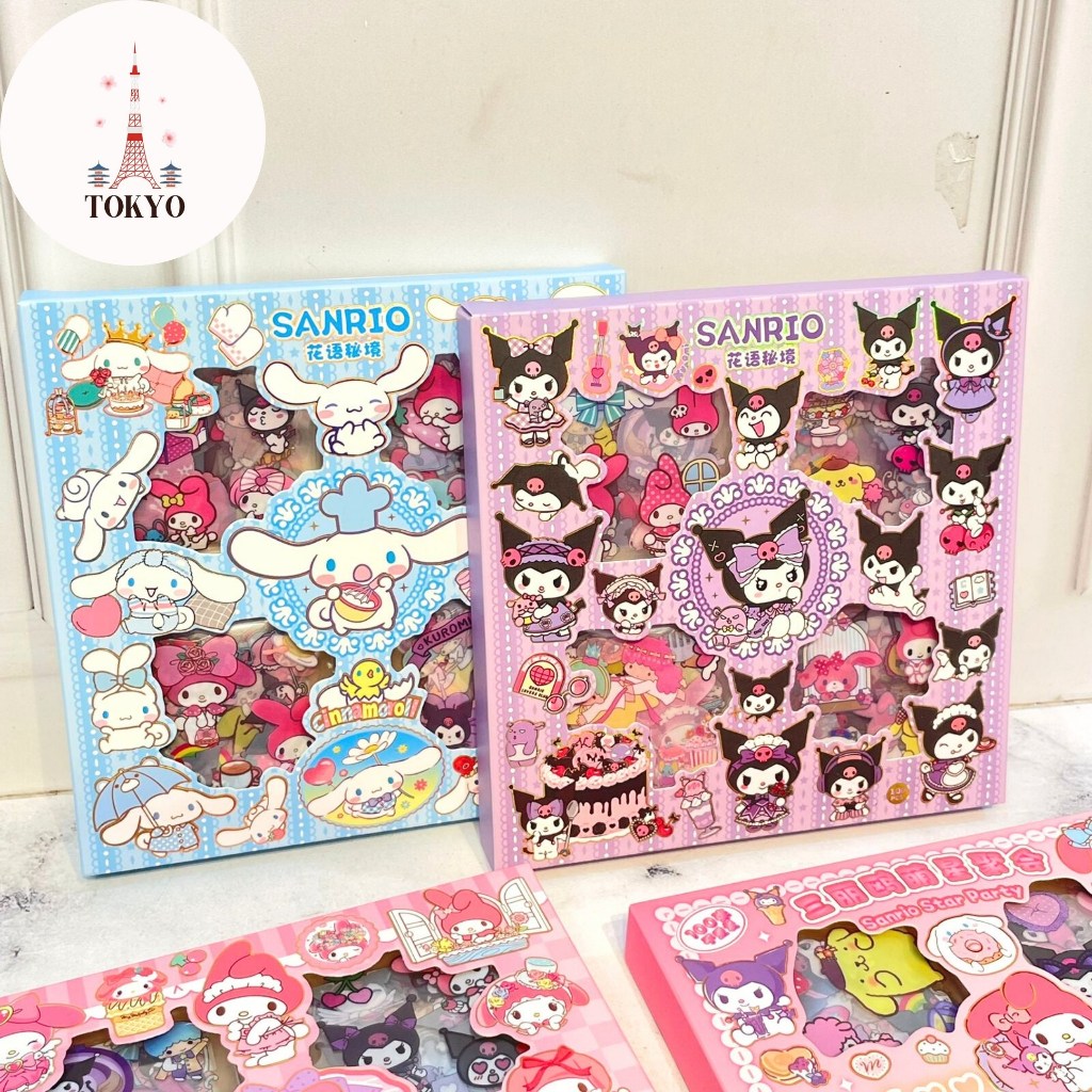 Jual Stiker 100 Lembar Sanrio CYK ST 1404 Kuromi Cinnamoroll My Melody