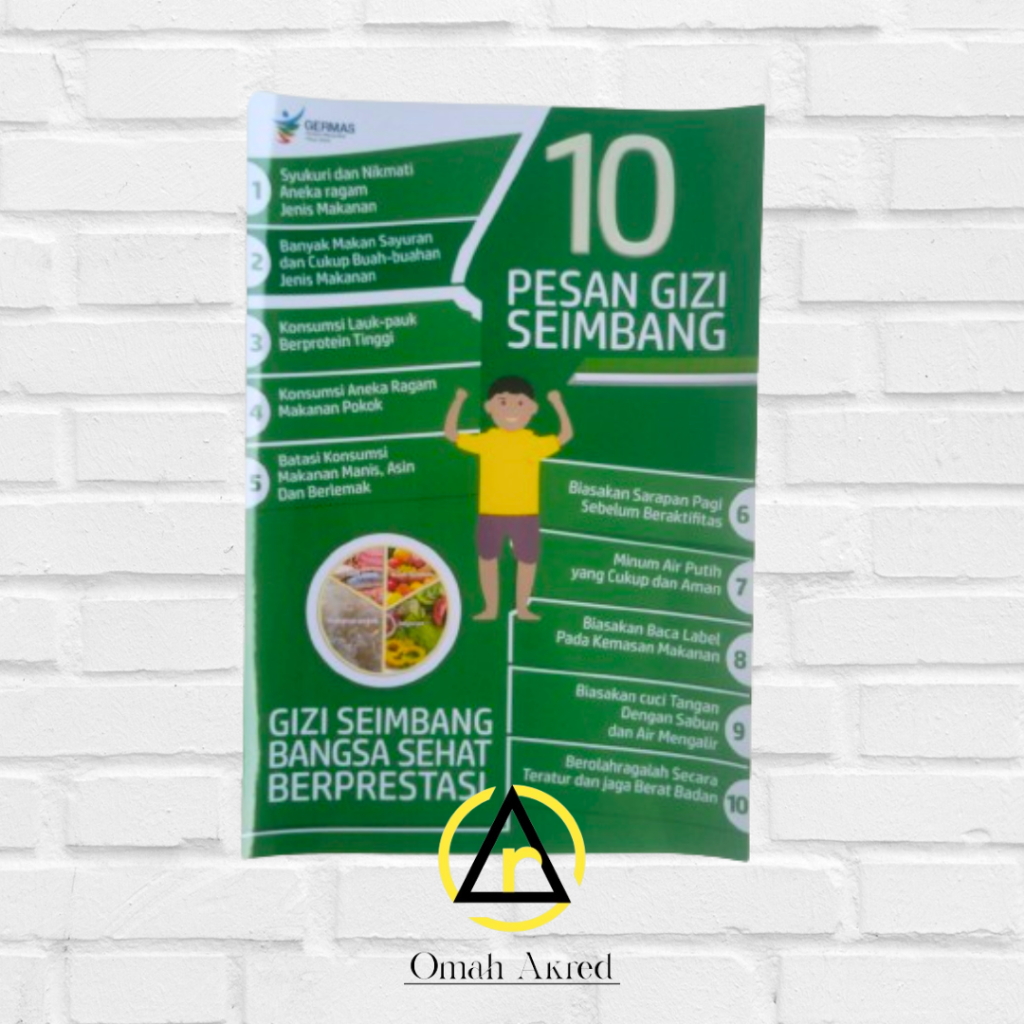 Jual Poster Pesan Gizi Seimbang Cegah Stunting Gizi Poster