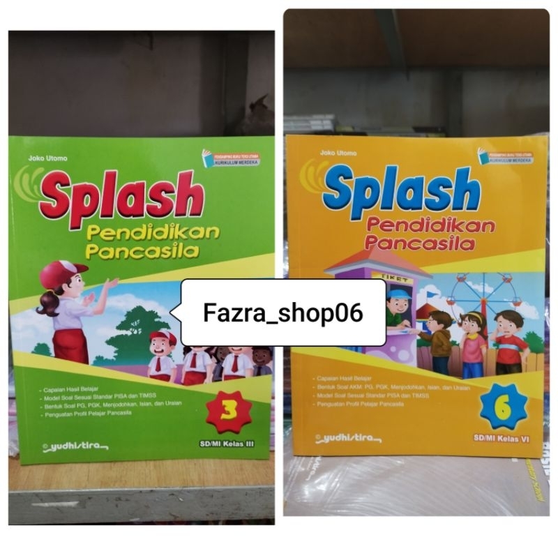 Jual New Ori Buku Splash Pendidikan Pancasila Ppkn Sd Mi Kelas