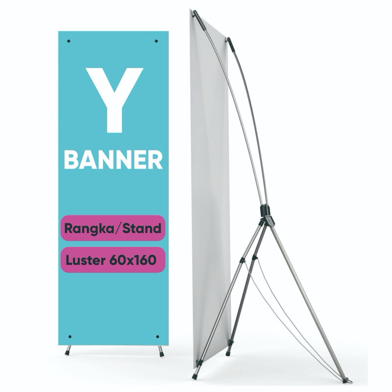 Jual Cetak XBanner YBanner Banner Display Lengkap Dapat Banner Dan