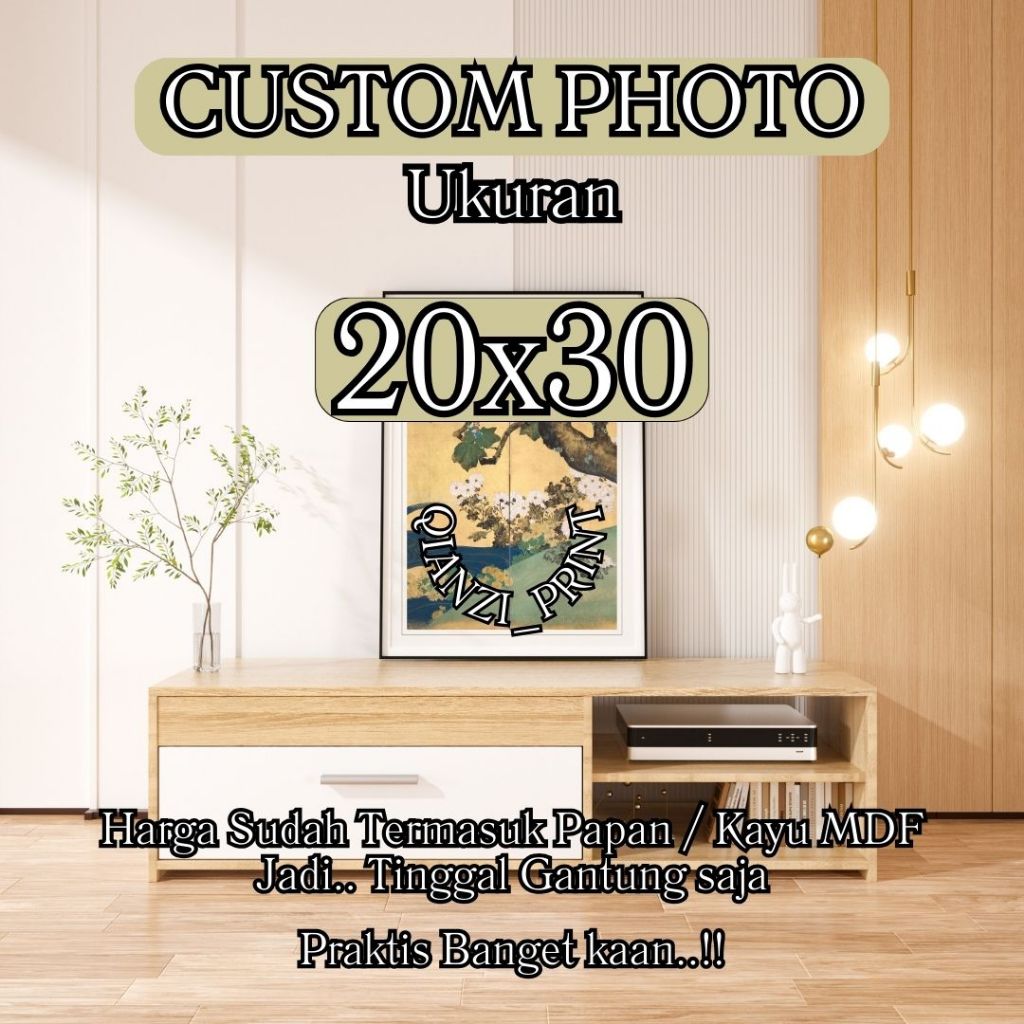 Jual Cetak Foto Media Kayu Mdf Ukuran 20x30cm Shopee Indonesia