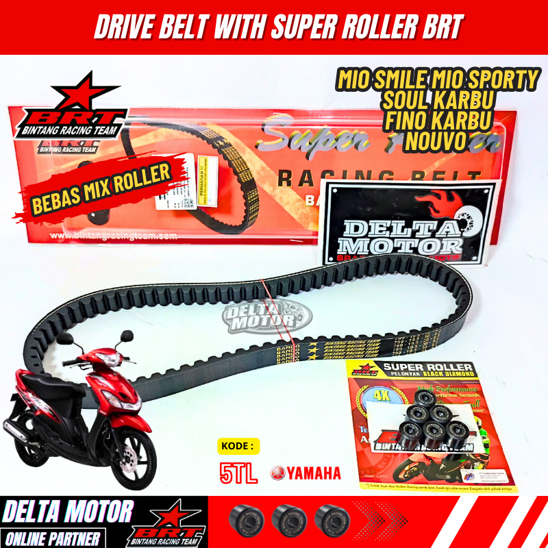 Jual VANBELT V BELT BRT SET ROLLER 5TL MIO SMILE MIO SPORTY MIO SOUL