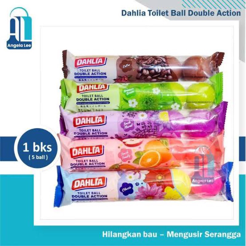 Jual Dahlia Toilet Ball Kamper Bulat Kotak Shopee Indonesia