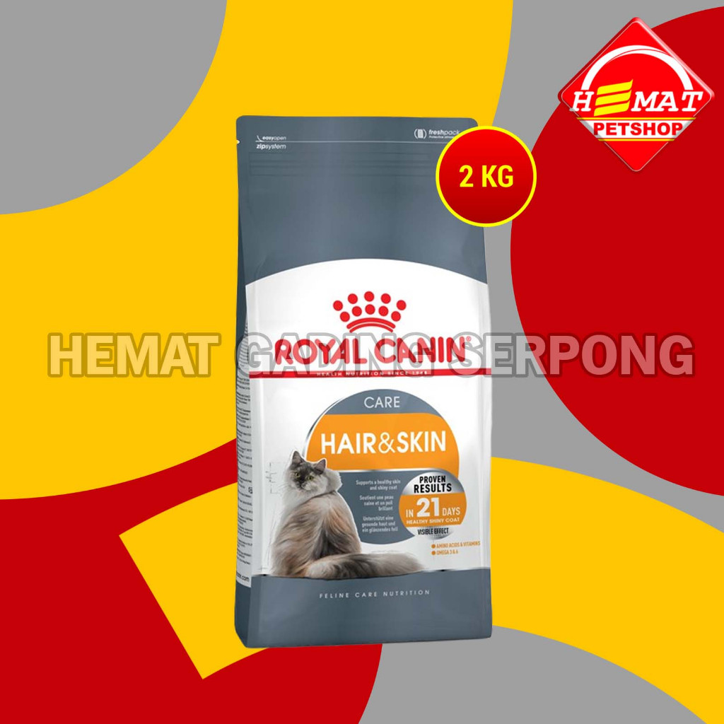 Jual Makanan Kucing Royal Canin Hair Skin 2 Kg Hair And Skin 2 Kg