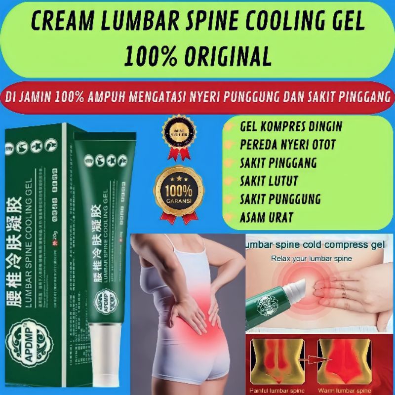 Jual Salep Krim Lumbar Spine Cooling Gel Original Shopee Indonesia