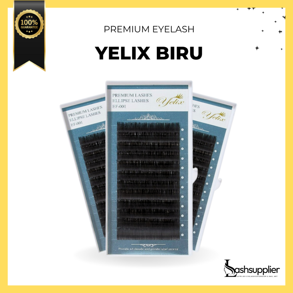 Jual Yelix Biru Elipse Eyelash Extension Tanam Bulumata Palsu Shopee