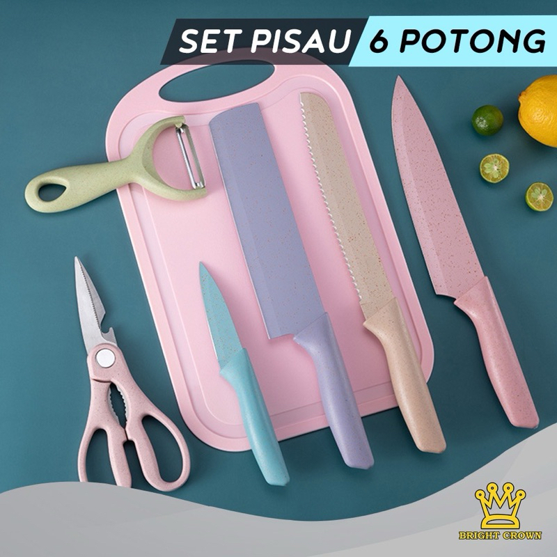 Jual Pisau Sultan Dapur Set In Anti Lengket Peralatan Masak