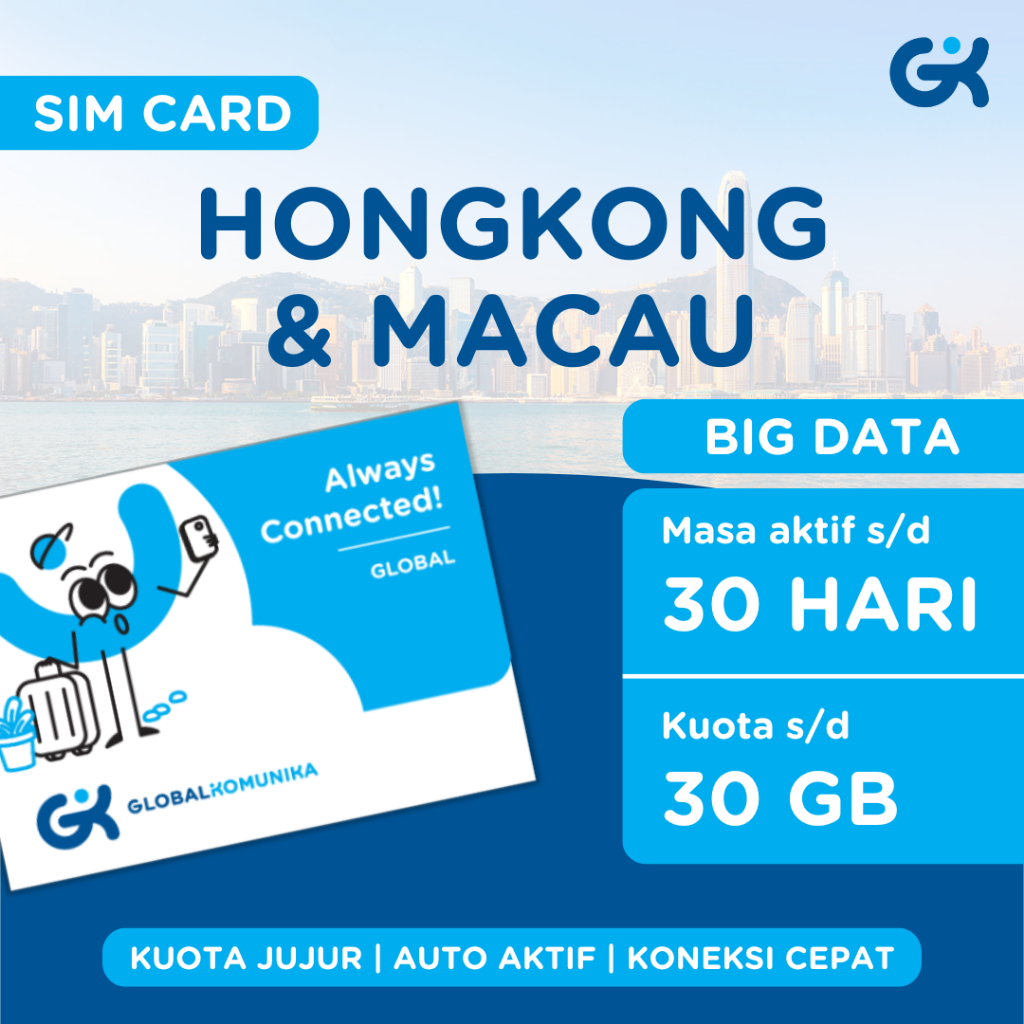 Jual Sim Card Hongkong Macau Big Data Global Komunika Simcard Hong