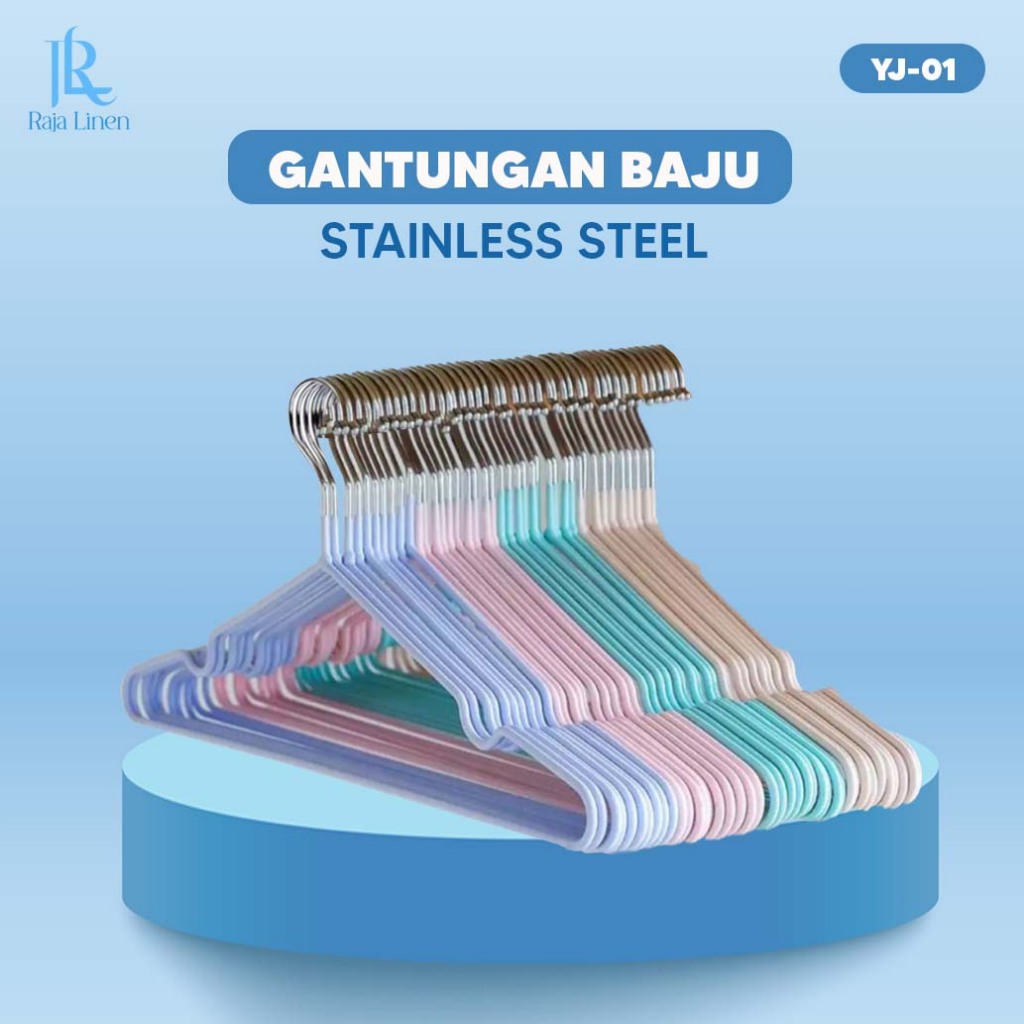 Jual Hanger Baju Kawat Dewasa 40CM Gantungan Baju Hanger Tebal Kuat