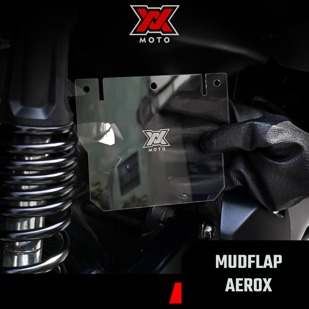 Jual Mudflap Penahan Lumpur Akrilik Yamaha Aerox New Honda Vario Led