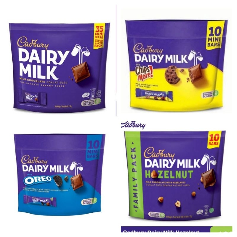 Jual Cadbury Dairy Milk Malaysia Oreo Dan Chipsmore Chocolate Chips