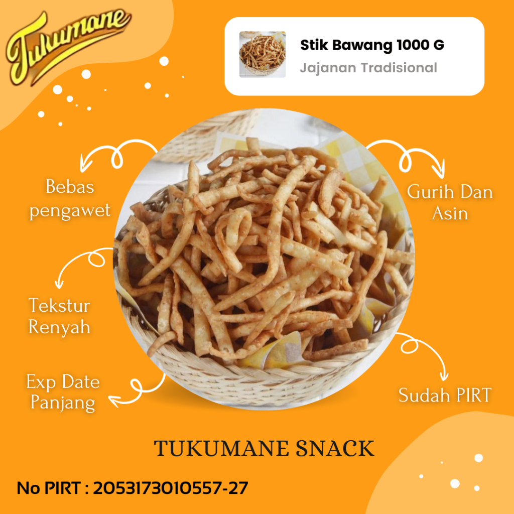 Jual Stik Bawang Stick Bawang Gurih Renyah Kg Shopee Indonesia