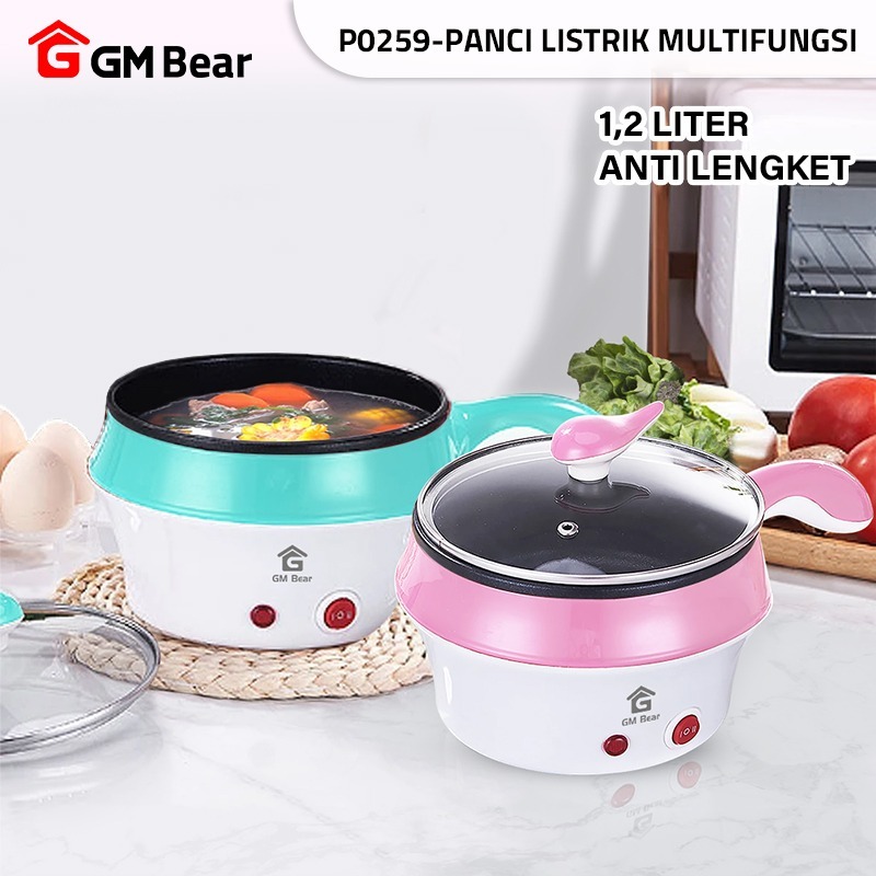 Jual Gm Bear Panci Listrik Serbaguna Electric Cooking Pot Panci