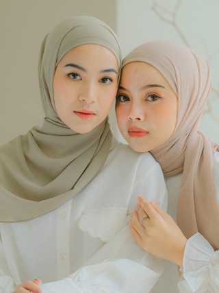 Jual Hijab Pashmina Inner 2in1 Jilbab Pasmina Instan Bahan Ceruty