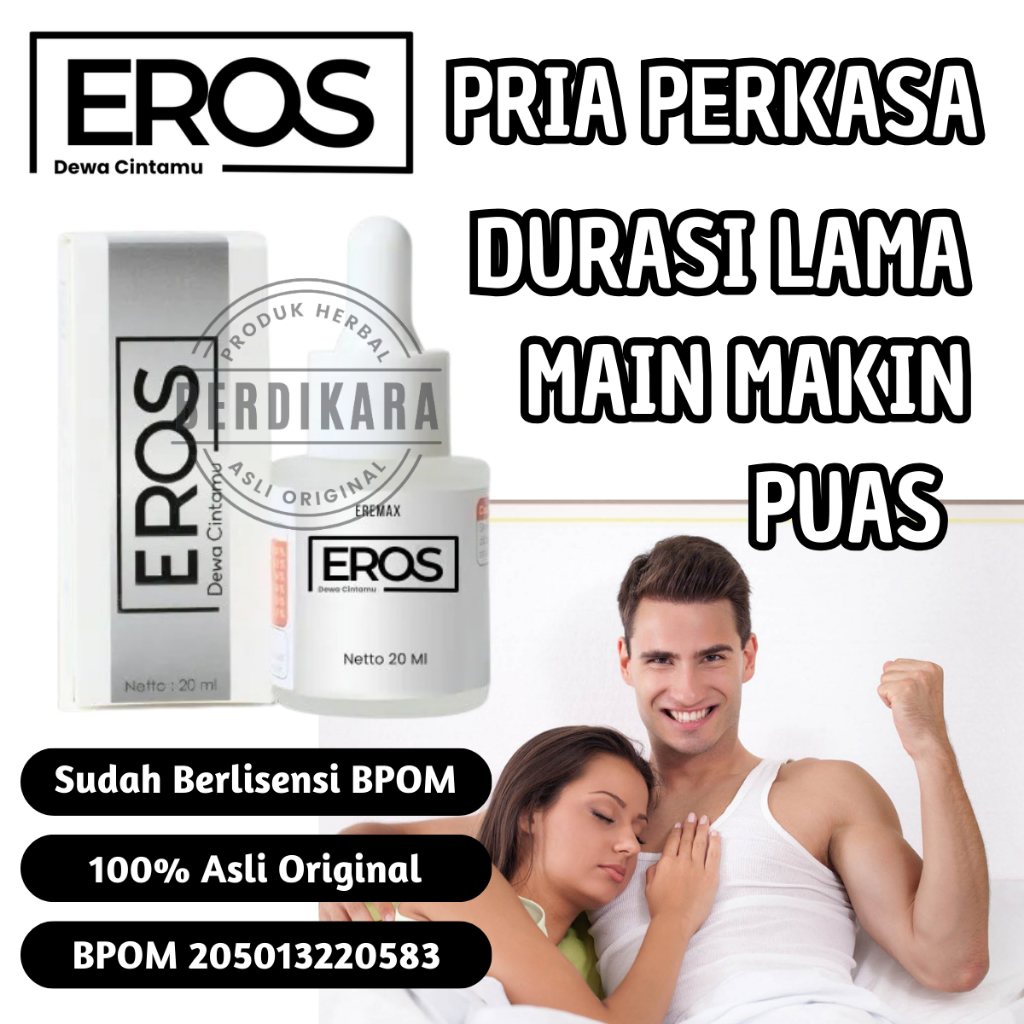 Jual 100 Ori Eramax Eros Asli Obat Tetes Pria Eau De Toilette 20 ML