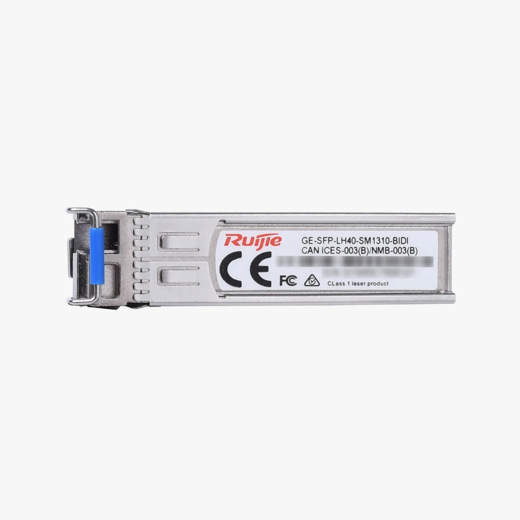 Jual Ruijie GE SFP LH40 SM1310 BIDI 1000BASE LX SFP 1310nm TX 1550nm RX