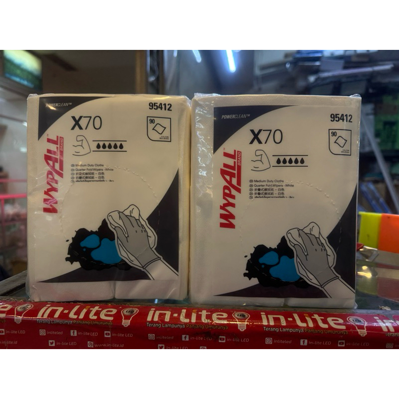 Jual Wypall X70 Wypall X 70 Wipers Kimberly Clark 95412 Per Pax