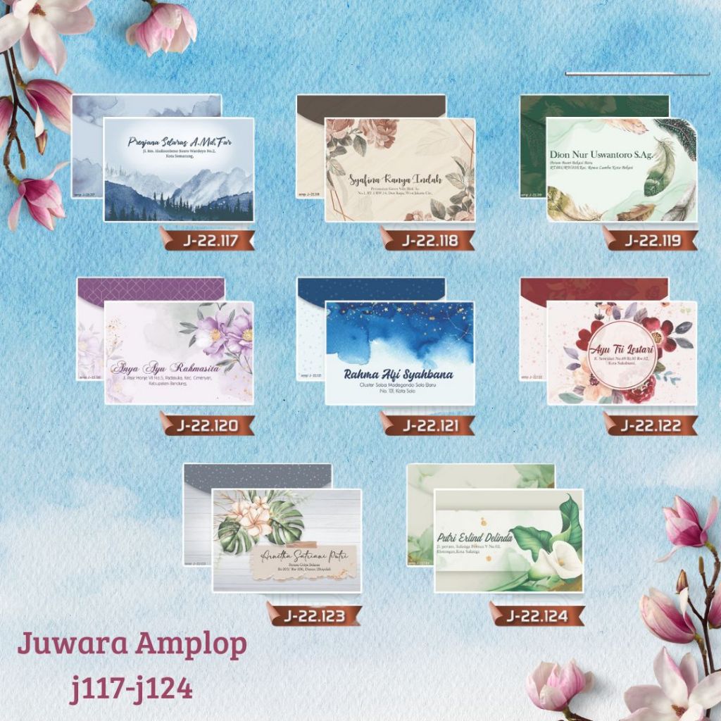 Jual Amplop Kondangan Atau Angpau Sumbangan Nikah Juwara Terbaru Seri J