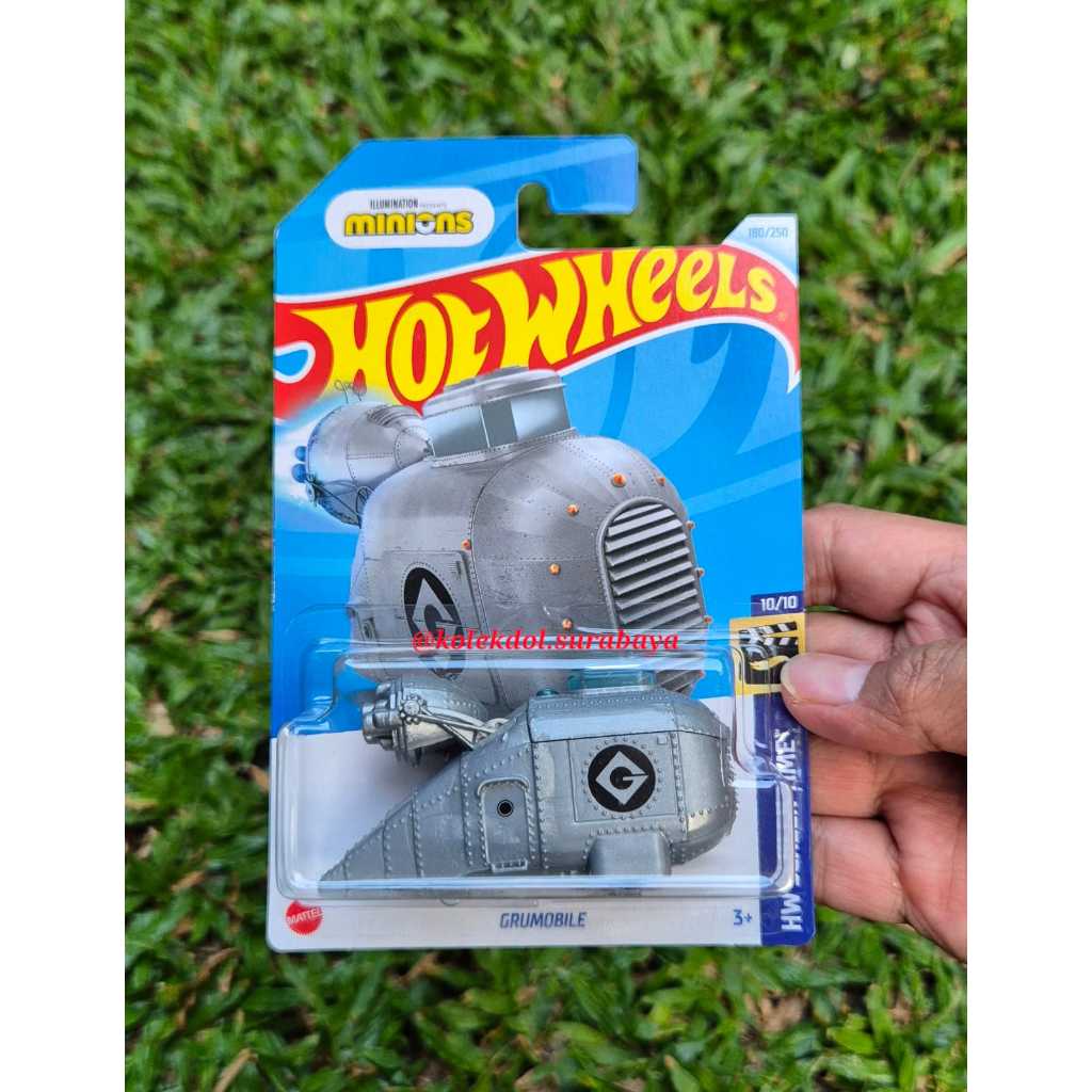 Jual Hot Wheels Grumobile Minion Silver Original Shopee Indonesia