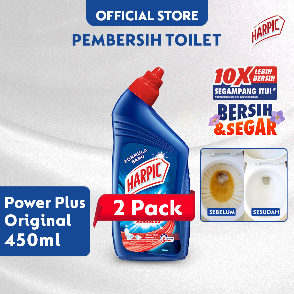 Jual Harpic Power Plus Original Ml Bottle X Pembersih Toilet