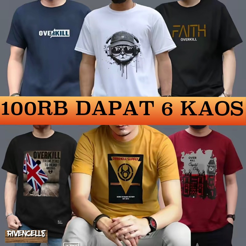 Jual Promo Paket Hemat Isi Pcs Kaos Rb Kaos Distro Bahan Adem