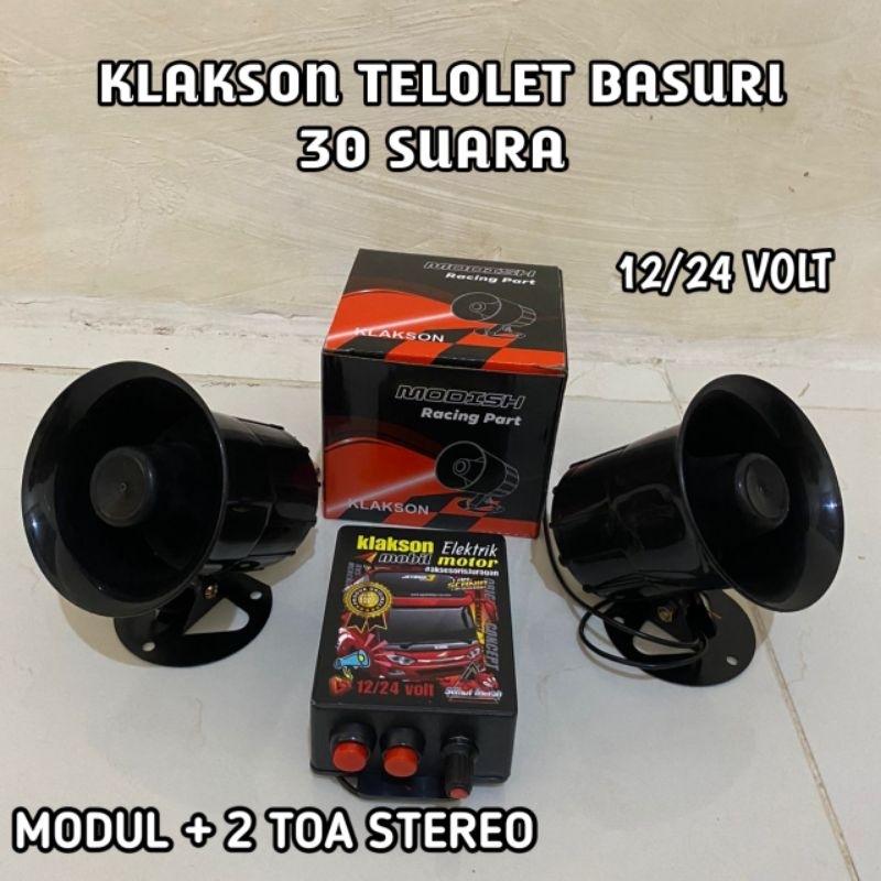 Jual Klakson Telolet Basuri Suara Volt Bisa Untuk Truk Carry