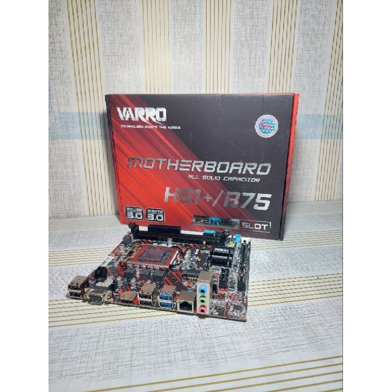 Jual Motherboard Varro H Ddr Lga Slot Nvme Shopee Indonesia