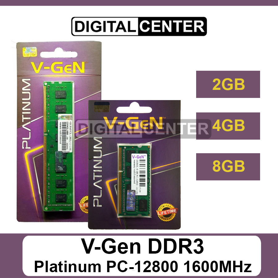 Jual V Gen Ddr Gb Gb Gb Pc Mhz Longdimm Sodimm