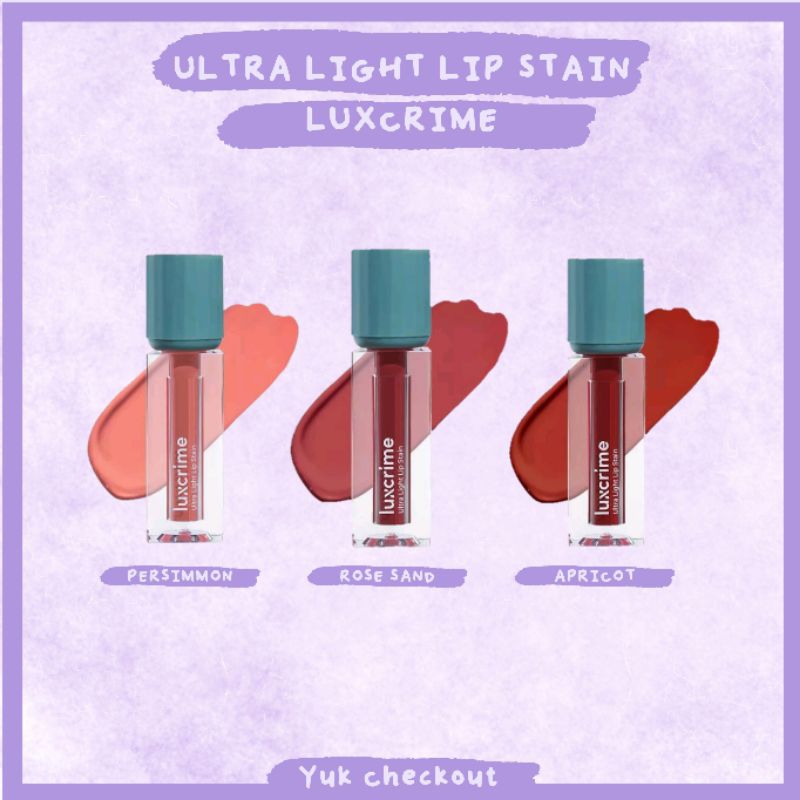 Jual LUXCRIME ULTRA LIGHT LIP STAIN Shopee Indonesia