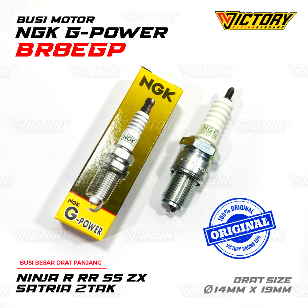 Jual BUSI RACING NGK G POWER BR8EGP KAWASAKI NINJA R RR SS 150 SATRIA