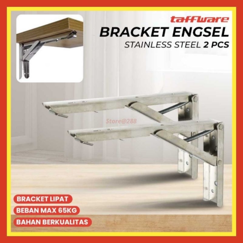 Jual Bracket Siku Braket Dinding Ambalan Lipat Rak Dinding Gantung