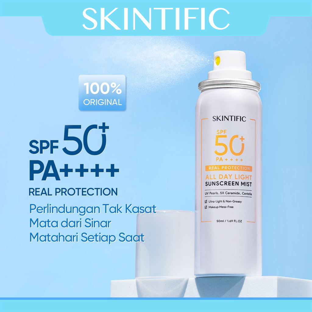 Jual Ml Ml Skintific Sunscreen Spray All Day Light Sunscreen