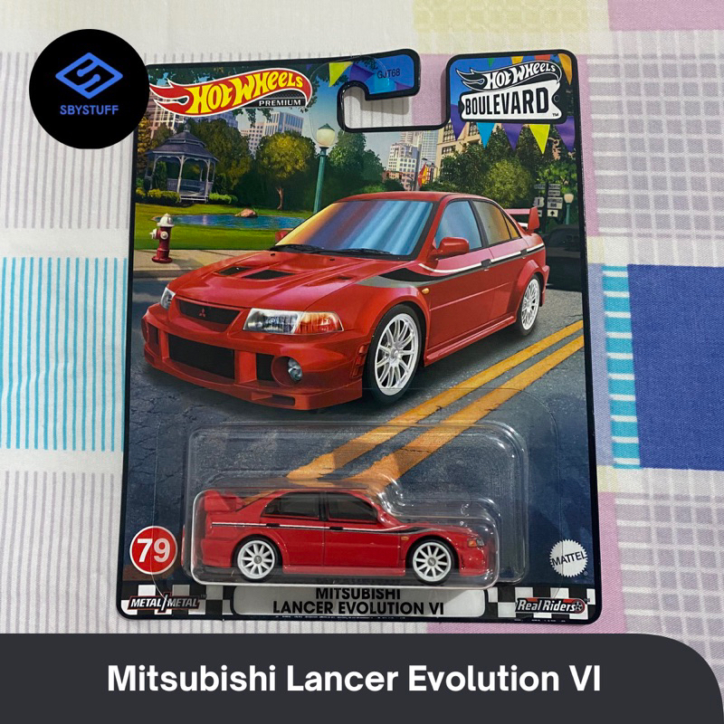 Jual Hot Wheels Premium Mitsubishi Lancer Evolution VI Boulevard Shopee Indonesia